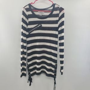 Royal Bones Striped Sweater